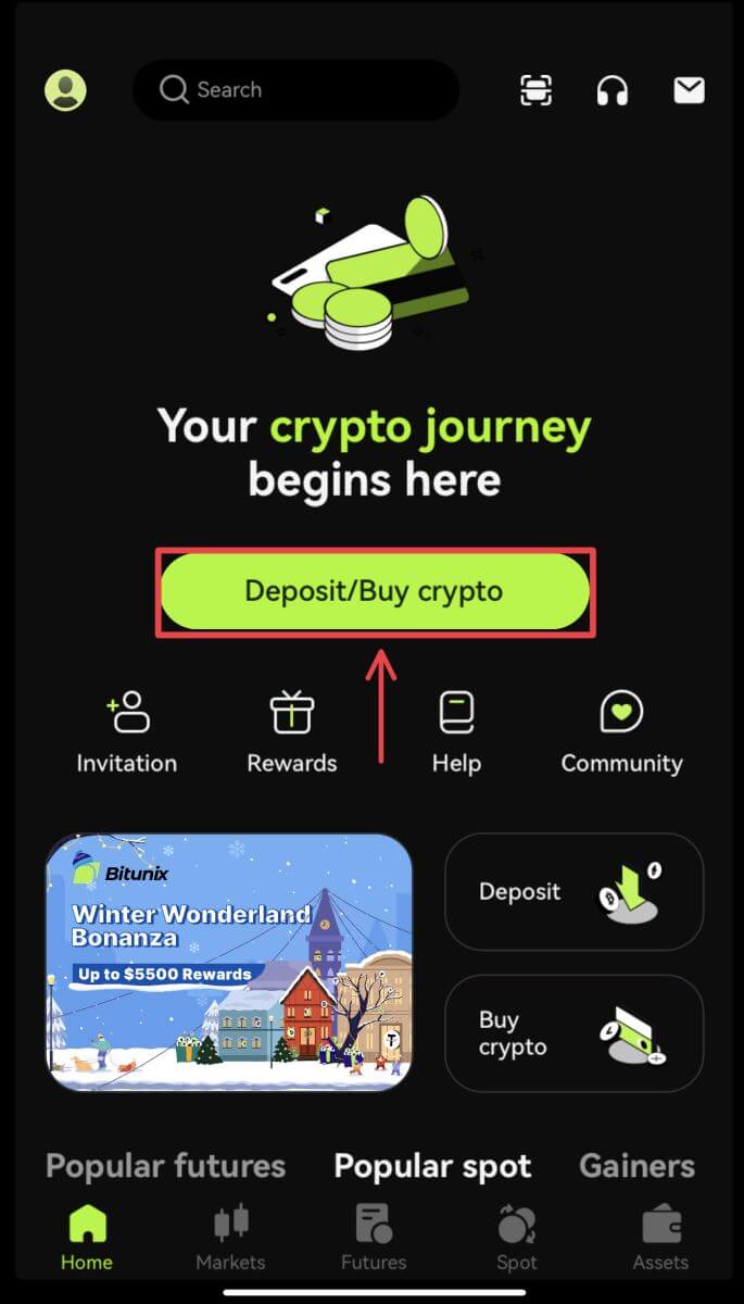 如何在 Bitunix 存入和交易加密货币 如何在 Bitunix 存入和交易加密货币