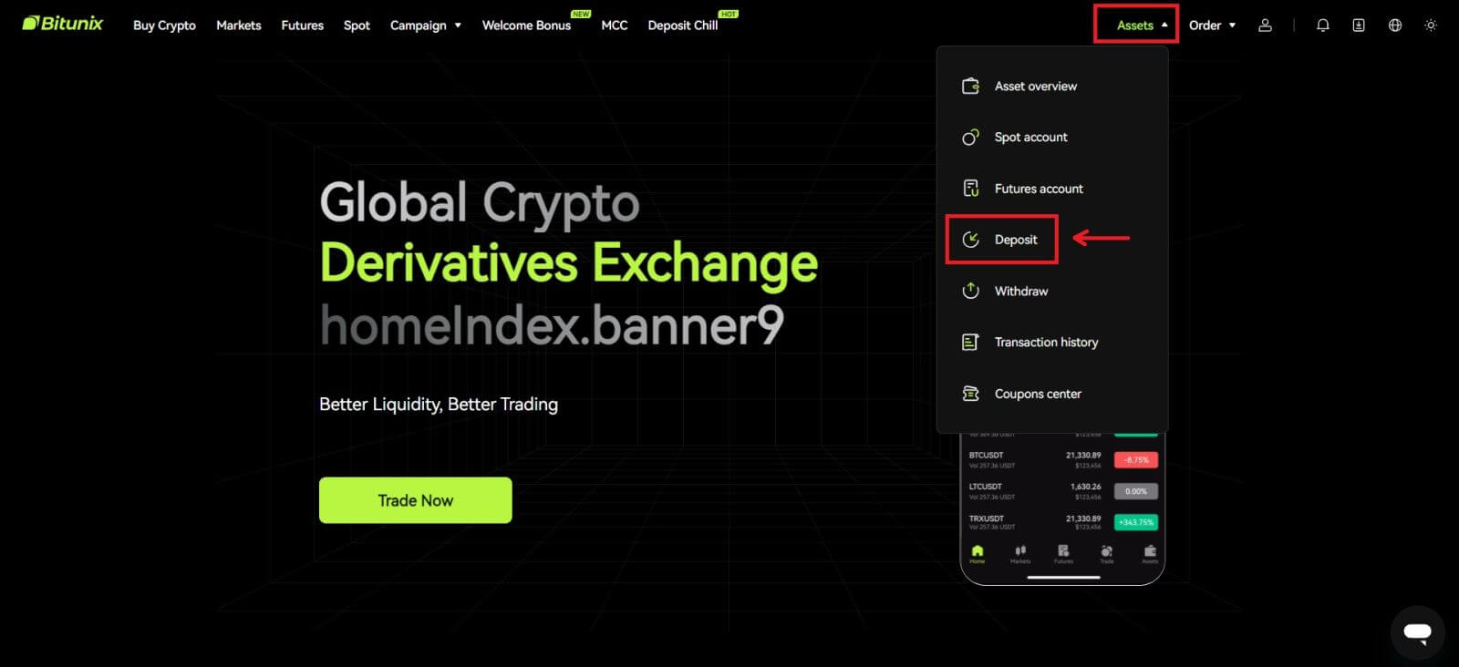 如何在 Bitunix 开设账户并存款 如何在 Bitunix 开设账户并存款