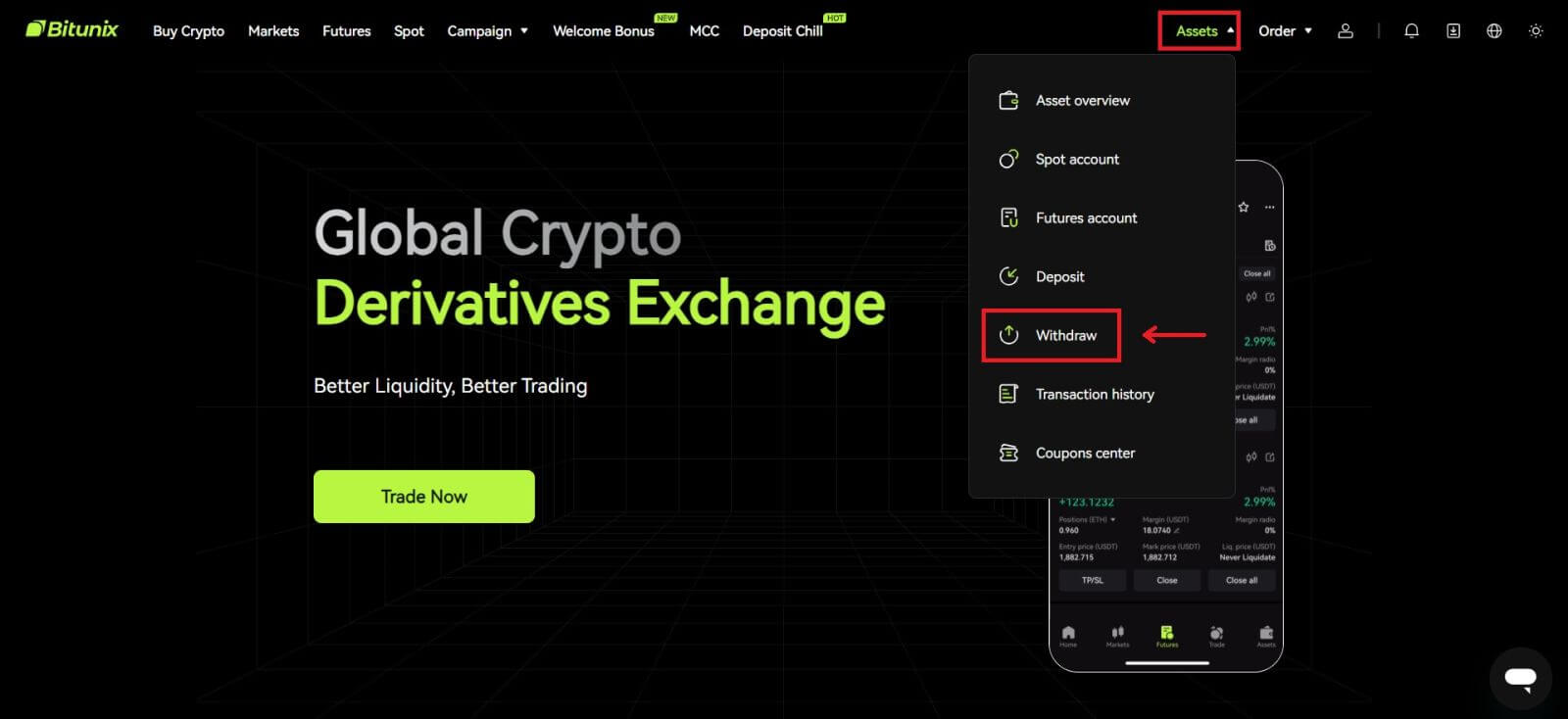 How to Trade Crypto and Withdraw on Bitunix How to Trade Crypto and Withdraw on Bitunix