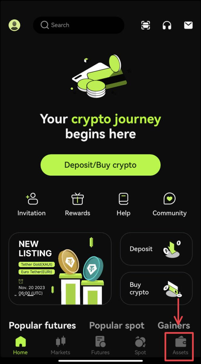 如何在 Bitunix 上提款和存款 如何在 Bitunix 上提款和存款